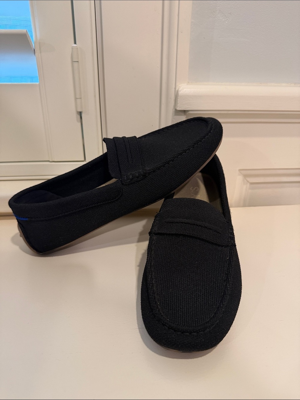 Rothy's Black Daily Driver Loafers women 8 EUC